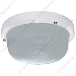 Ecola Light GX53 LED ДПП 03-7-101 светильник Круг накладной 1*GX53 матовый поликарбонат IP65 белый 185х185х85